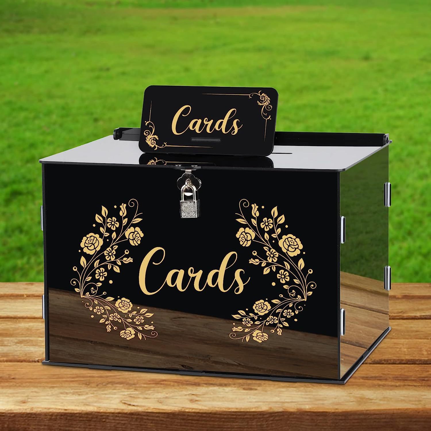 1pc Acrylic Wedding Card Box w - Wedding Card Box review and price