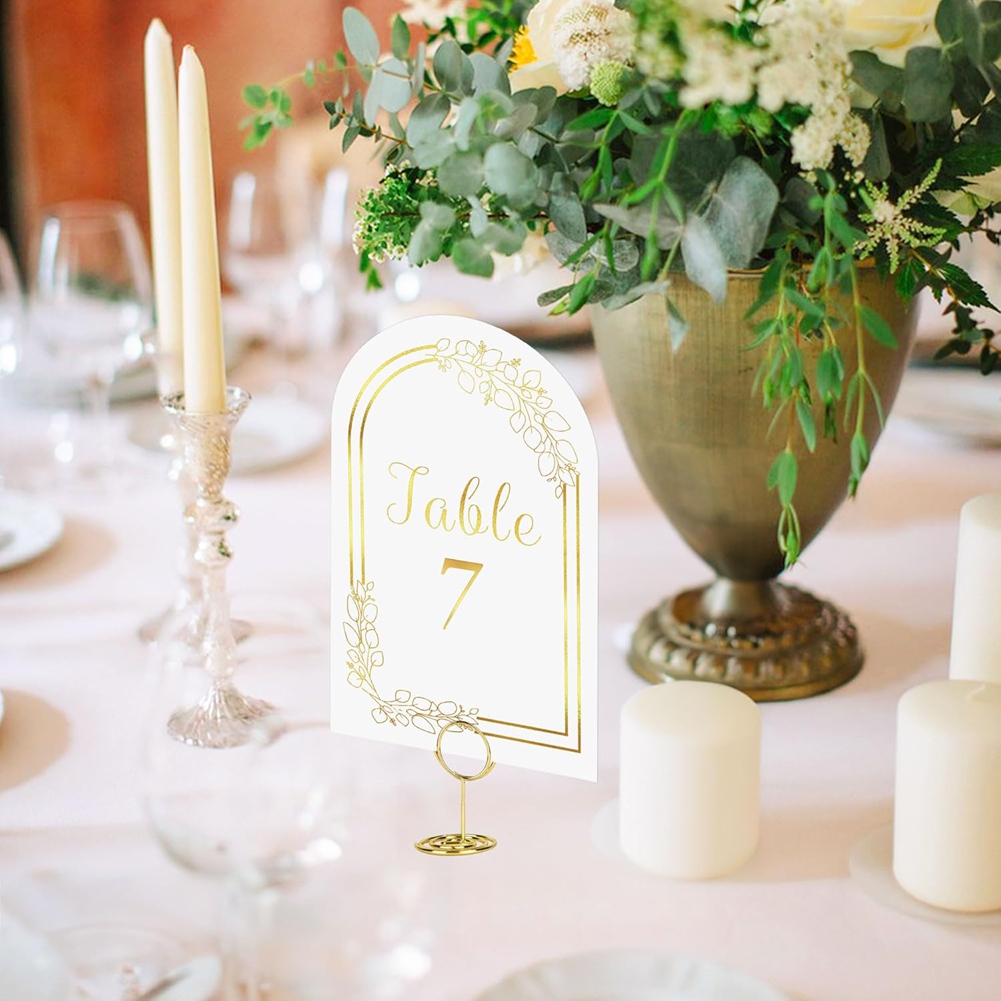 AT19-Wedding Table Number 1-20 - Table Number Gold review and price