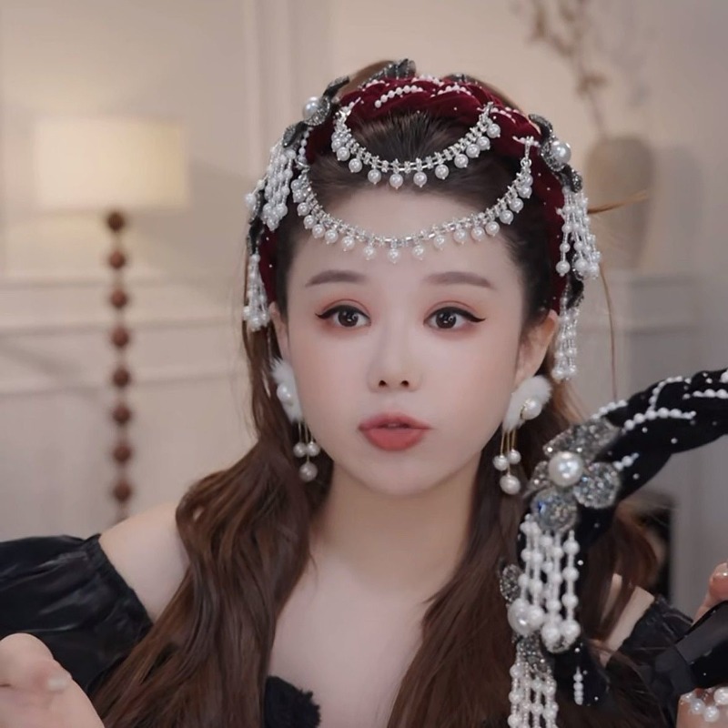 Ethnic Floral Velvet Headband  - Good Floral & Wedding Decor Supply review and price
