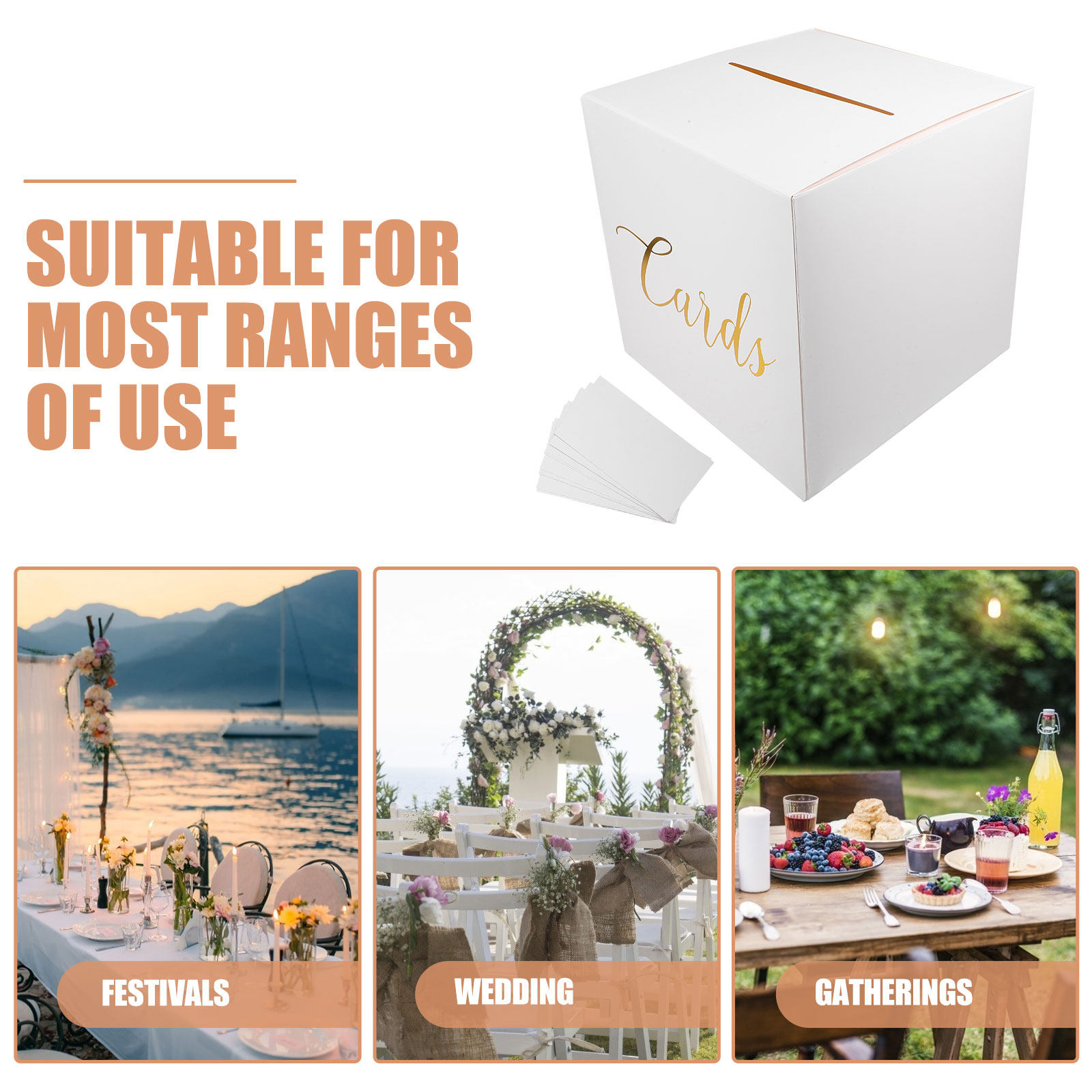 1Set Wedding Card Box Reusable - Wedding Card Box review and price