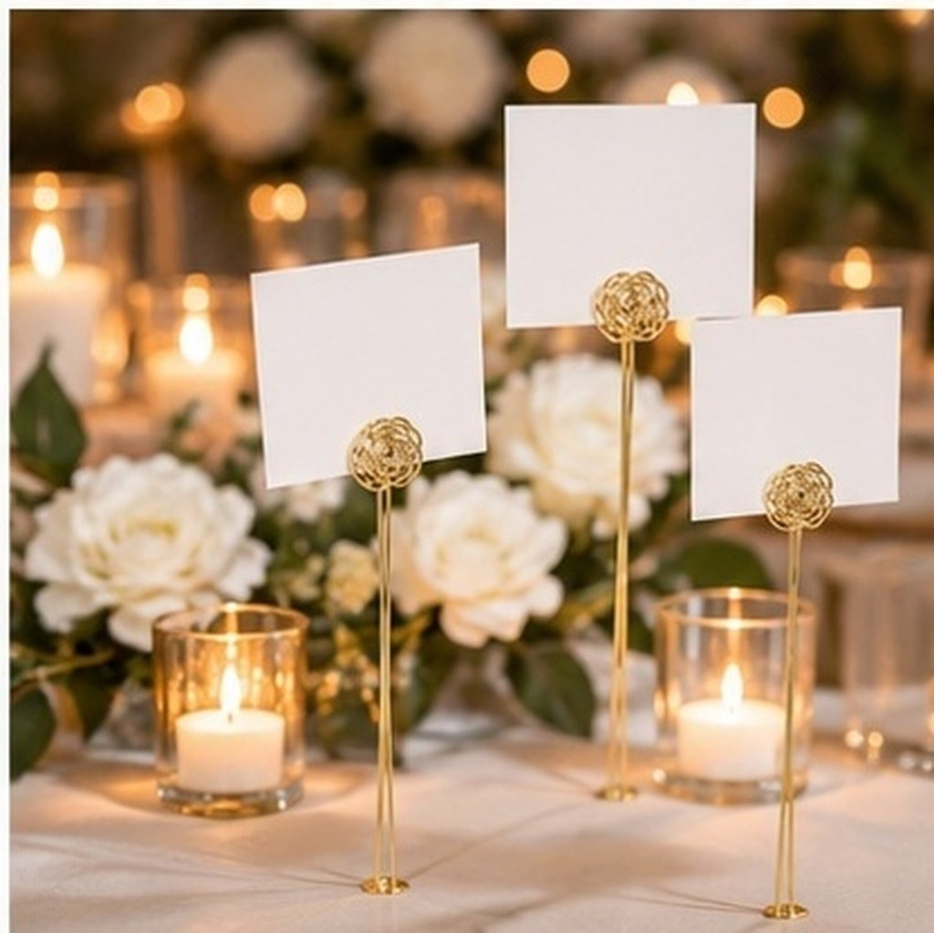 30Pcs Elegant Gold Floral Card - Table Number Gold review and price