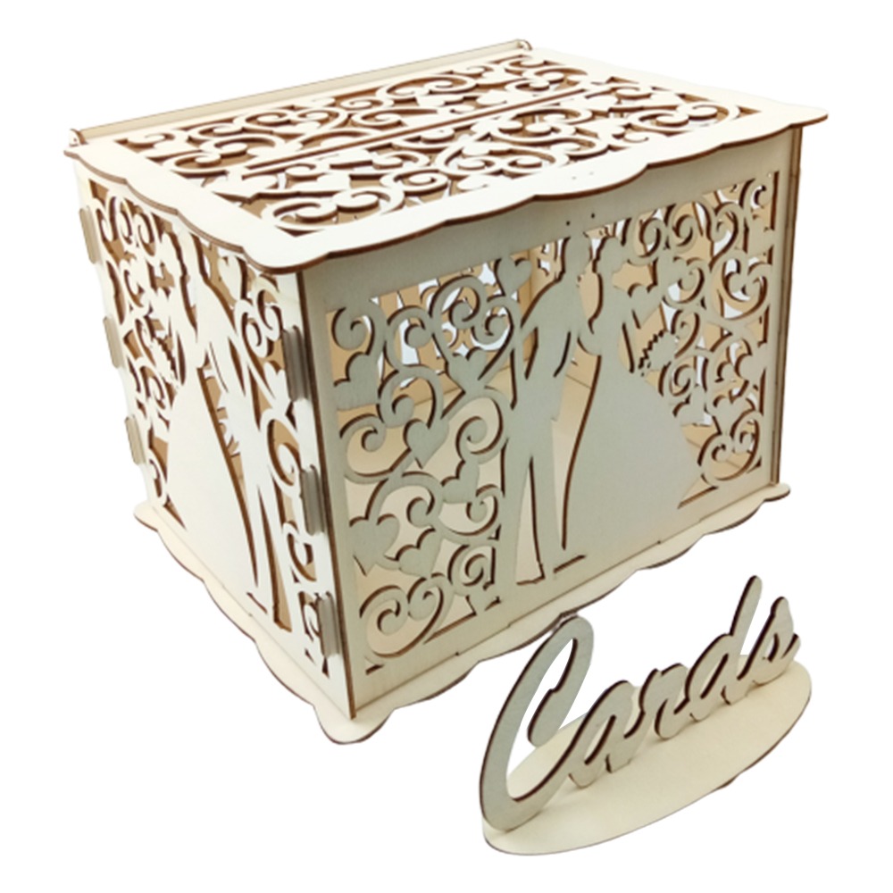 22.5x15x15cm Wooden Wedding Ca - Wedding Card Box review and price