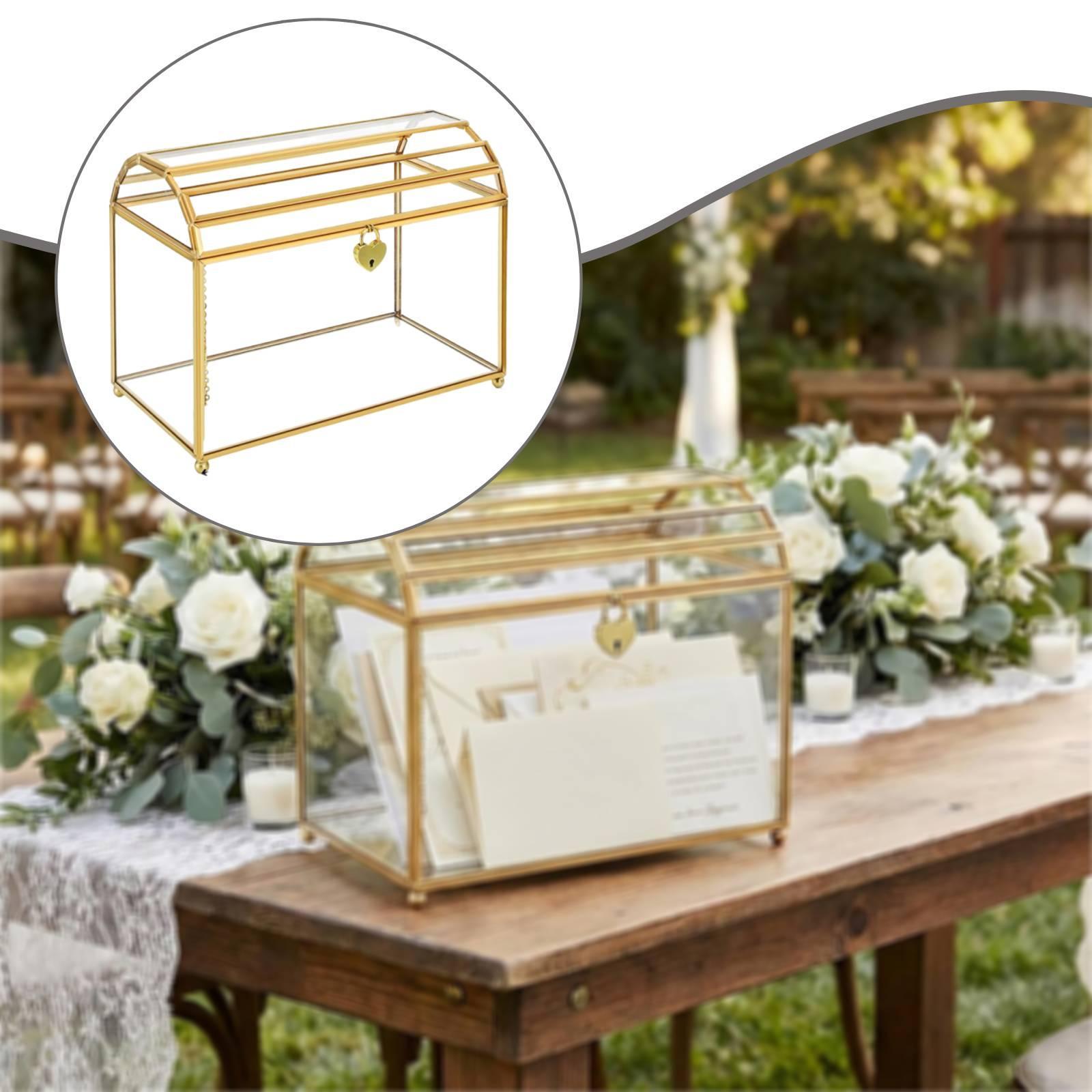 Glass Wedding Card Box Storage - Wedding Card Box review and price