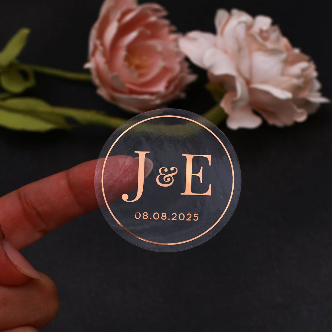 Clear Botanical Wedding Sticke - Wedding Envelopes review and price