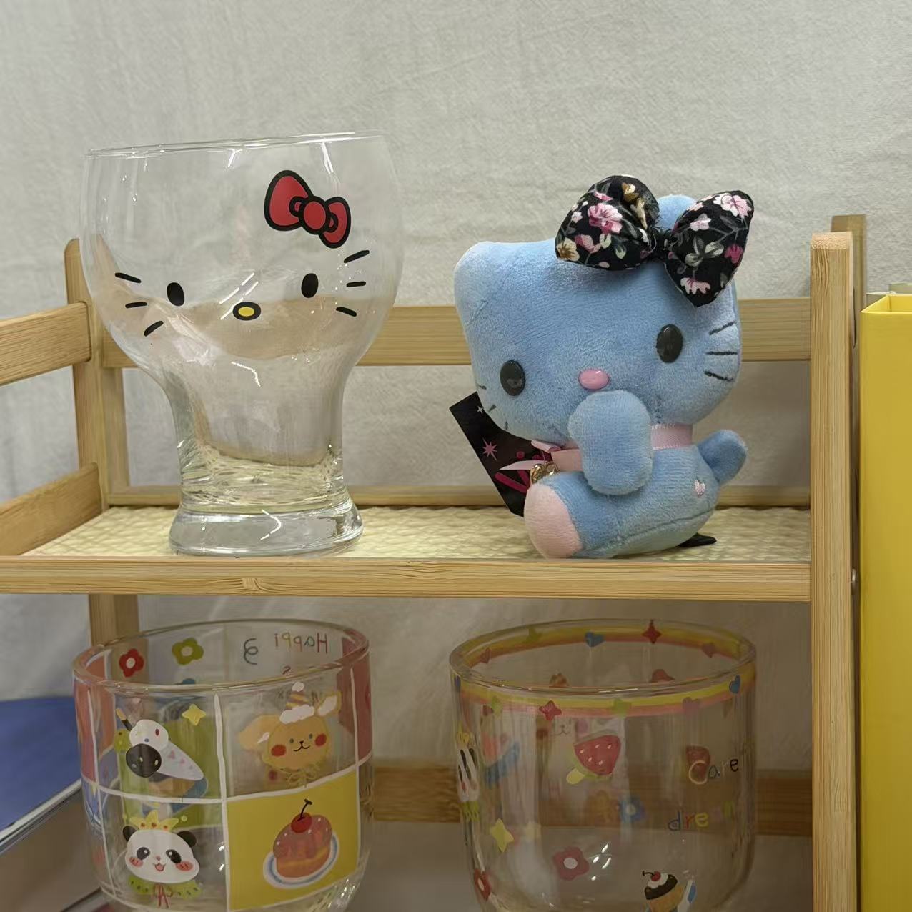 Blue Hello Kitty Floral Print  - Good Floral & Wedding Decor Supply review and price