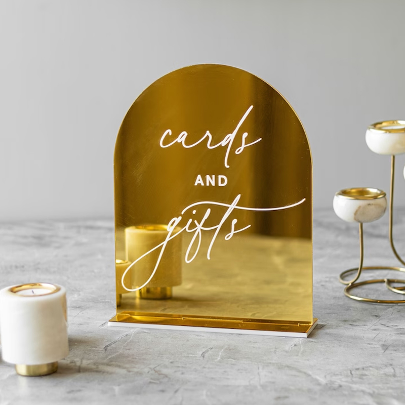 Set Of 4 Wedding Signs,In Lovi - Table Number Gold review and price