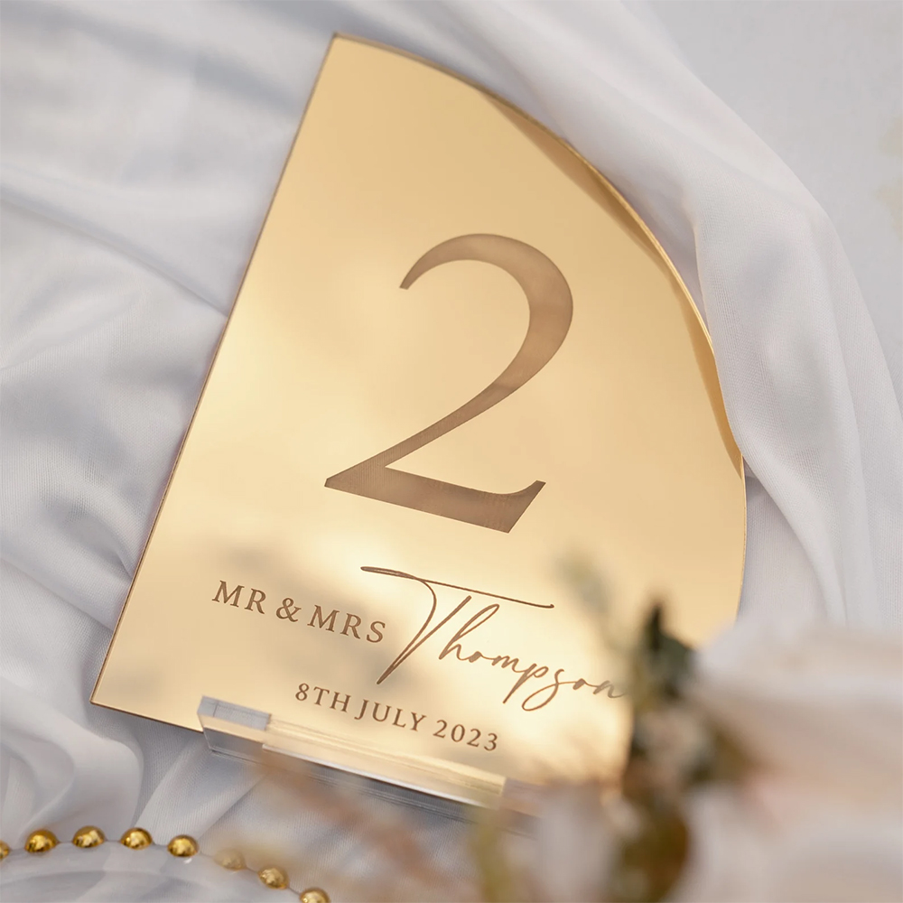 Personalized Wedding Bar Sign  - Table Number Gold review and price