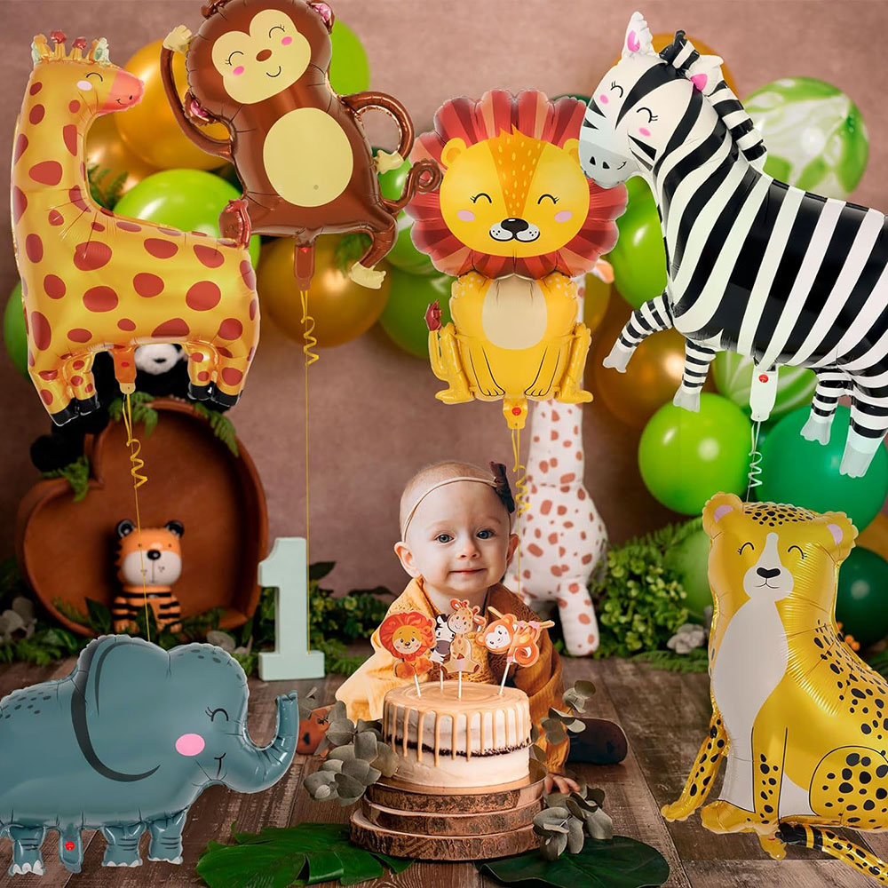 6 Pieces of Jungle Wild Animal - Wedding Zoo review and price