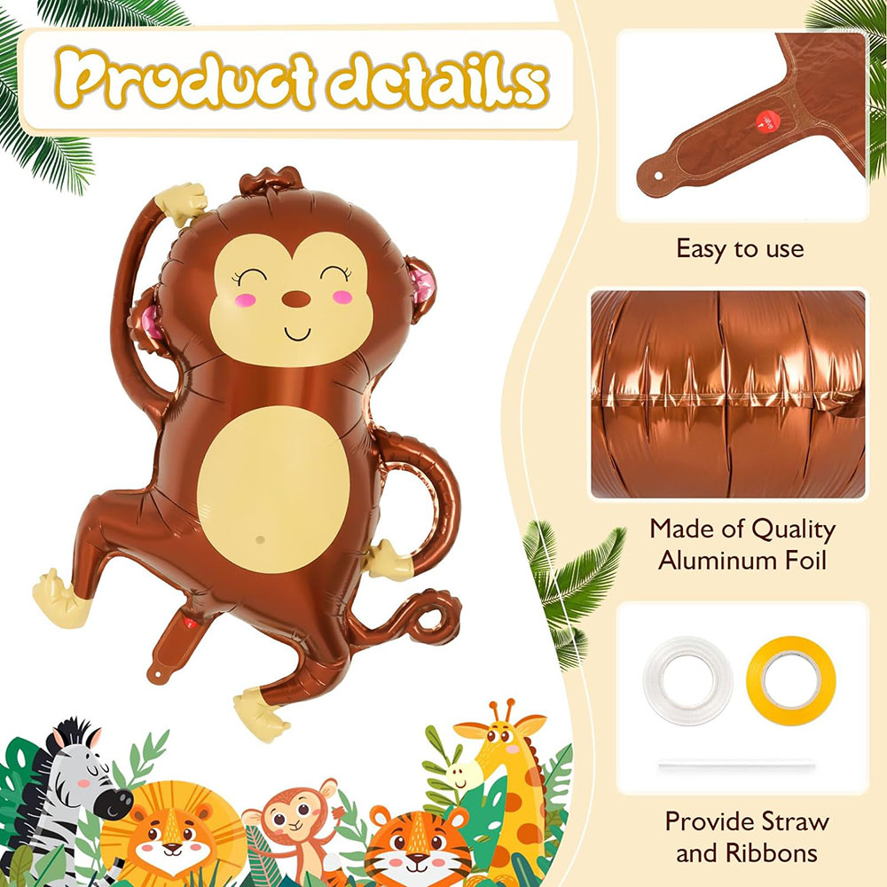 6 Pieces of Jungle Wild Animal - Wedding Zoo review and price
