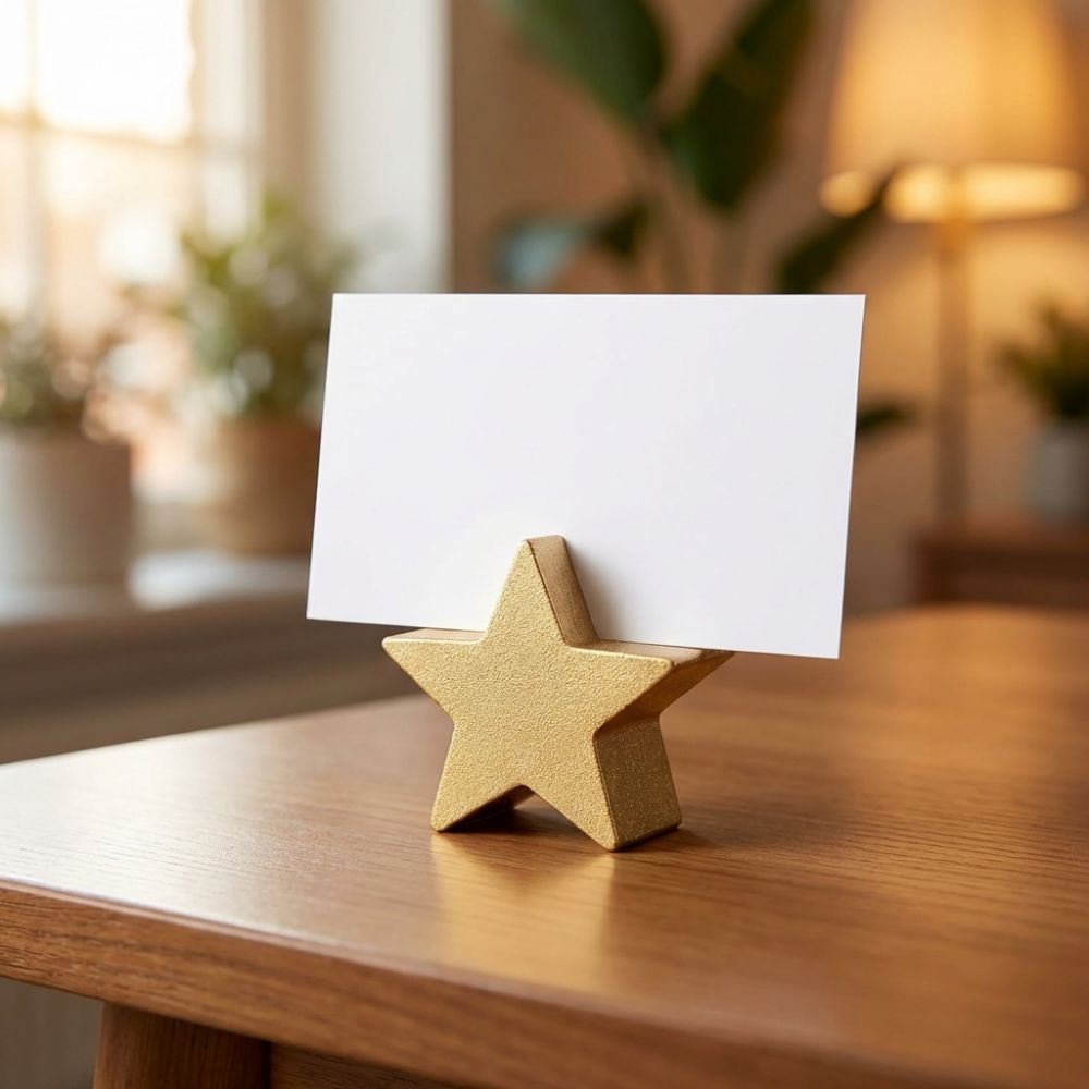 12PCS Star Heart Shaped Table  - Table Number Gold review and price