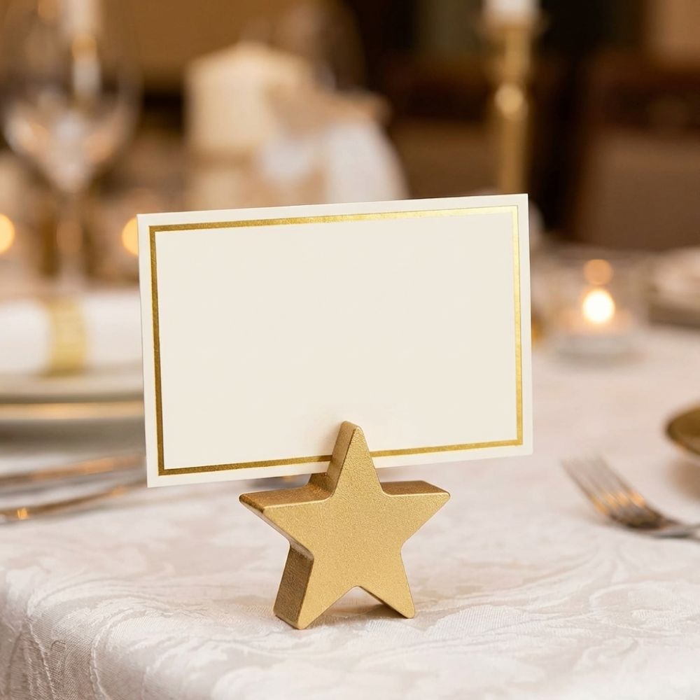12PCS Star Heart Shaped Table  - Table Number Gold review and price