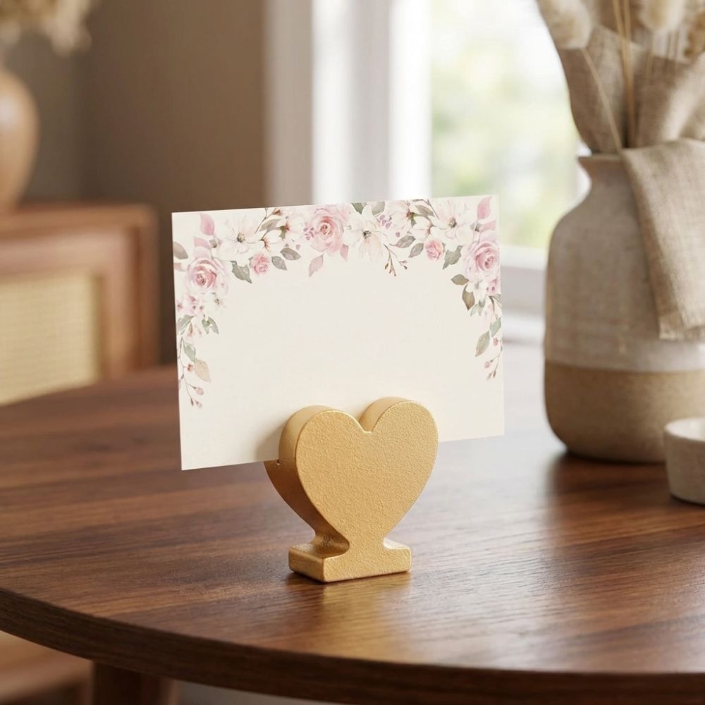 12PCS Star Heart Shaped Table  - Table Number Gold review and price